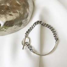 A half chain take buckle bracelets 925 sterling silver trendy fashion design wild women silver bracelets 2019 charms jewelry 2024 - buy cheap