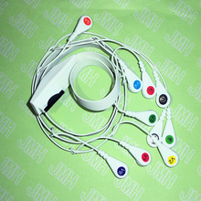 Compatible with Mortara EKG/ECG Machine the Holter 10-Lead AHA/IEC snap leadwires and cable. 2024 - buy cheap