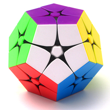 Lefun 2x2 megamin cubo mágico stickerless 2 camada wumofang cubos de velocidade de quebra-cabeça profissional brinquedos especiais educativos para crianças 2024 - compre barato