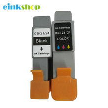 Чернильный картридж einkstore 6Pk для Canon BCI 24 BCI-24, черный и цветной картридж для Canon I250 I320 I350 I450 I470 I455 I475 IP1000 IP1500 2024 - купить недорого