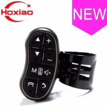 Car 10 keys  Steering Wheel Control Key Wireless Remote Control Applicable Universal Car Navigation DVD Steering Control Button 2024 - buy cheap