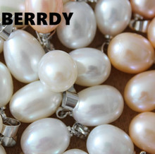 Genuine Freshwater Natural Pearl Pendant Necklace Chain Fashion Women Accessory Party Gift 2024 - buy cheap
