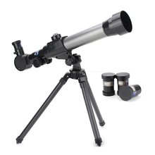 Refractive Astronomical Telescope with Tripod Adjustable Lever 40X Zoom Refractor Monocular Scope Educational Toy for Children 2024 - buy cheap