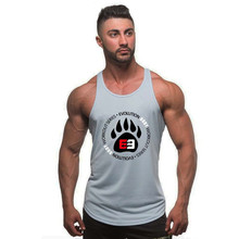 Regata muscular masculina, camiseta casual para academia 2018 2024 - compre barato