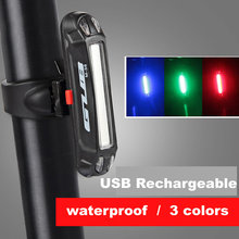 MTB Bike Light Road Bicycle Seatpost LEDLight Safety Warning LED USB Rechargeable Front Rear Lamp Bicycle Tail Light 100 lumens 2024 - buy cheap