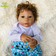 Bebe силиконовые куклы reborn 18 "45 см настоящие живые новорожденные младенцы мальчик мягкие куклы игрушки для детей подарок малышу l. o. l кукла bek 2024 - купить недорого