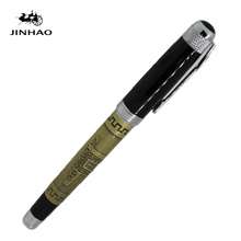 Jinhao 189 китайская культура "YI YAN JIU DING" шариковая ручка 0,7 мм Роскошная металлическая подарочная ручка шариковая ручка для офиса Бесплатная доставка 2024 - купить недорого