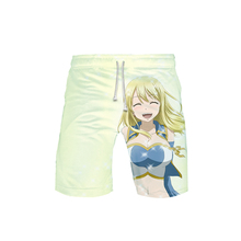 Pantalones cortos de estilo 3D para hombre, shorts de tendencia de ocio, HIP HOP, Anime japonés, Kpop, informales, populares, de verano 2024 - compra barato