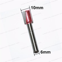 6mm * 10, máquina CNC Freeshipping Molino de extremo de carburo sólido, broca de enrutador de inserción de carpintería de acero de tungsteno, herramienta de madera, cortador de fresado final 2024 - compra barato