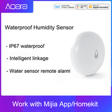 Оригинальный водонепроницаемый датчик влажности Aqara IP67, Умный домашний датчик воды, дистанционное управление через приложение с сигнализацией 2024 - купить недорого
