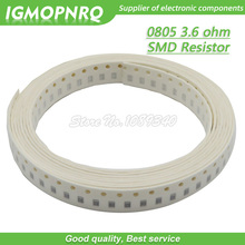 300 Uds 0805 SMD resistencia 3,6 ohm tipo Chip 1/8W 3.6R 3R6 ohms 0805-3.6R 2024 - compra barato