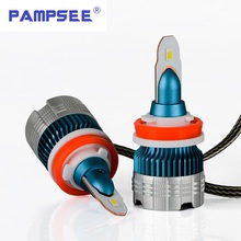 PAMPSEE h7 led H4 headlights h1 led bulb car light h3 hb4 h11 led lamp for auto 12V h27 880 9006 9005 hb3 h9 h8 h13 HB5 60W bulb 2024 - buy cheap