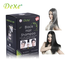 5Pcs/10Pcs Lot Black Hair Color Shampoo Only 5 Minutes Grey Hair Removal Dye Color Hair Wax Hair Chalk 2024 - buy cheap