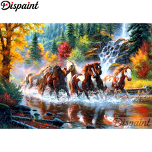 Dispaint Full Square/Round Drill 5D DIY Diamond Painting "Animal horse scenery"3D Embroidery Cross Stitch Home Decor Gift A10759 2024 - buy cheap