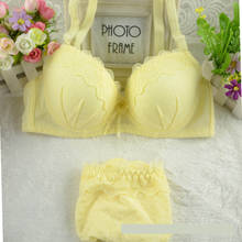 2018 Free shipping New Japanese sweet bra girl lace underwear sexy super gather bra set 601 # 2024 - buy cheap