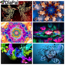 DIAPAI 5D DIY Diamond Painting 100% Full Square/Round Drill "Colored flower bird" 3D Embroidery Cross Stitch Home Decor 2024 - buy cheap