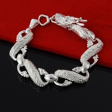 N925 prata cor pulseiras pulseiras masculinas e femininas puro italiano alta jóias pulseiras atacado exportação acessórios 2024 - compre barato