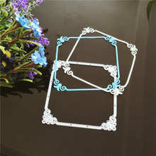 square frames Metal steel  Die Cuts frames Cutting Dies  For DIY Scrapbooking Photo Album Embossing paper Cards Crafts 2024 - buy cheap