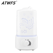 Atwfs-umidificador de ar ultrassônico, led, difusor de aroma, aromaterapia, limpeza de ar, vaporizador 2024 - compre barato