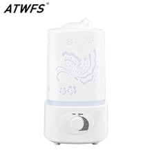 ATWFS Ultrasonic Air Humidifier Fogger LED Oil Aroma Diffuser Mist Maker Aromatherapy Diffuser Air Cleaner Nebulizer Vaporizer 2024 - buy cheap