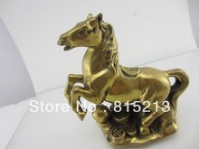 Envío Gratis wang 000100 escultura exquisita realista de un Caballo de bronce chino 2024 - compra barato