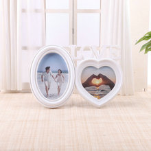 Creative European Heart-Shaped Wedding Photo Frame pp Stereo Photo Wall Photo Frame Set 2024 - buy cheap