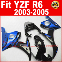MOTOMARTS 7gift ABS plastic  fairings set for YAMAHA YZF R6 2003 2004 2005 R6 03 04 05 black blue fairing kits parts 2024 - buy cheap