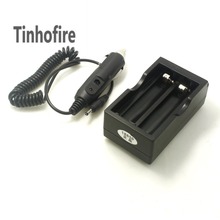 Tinhofire Battery charger 18650 Rechargeable Battery EU/US Wall Charger and Car Charger 2024 - buy cheap