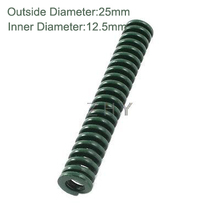 TH 25mm OD 12.5mm ID 20mm 25mm 30mm 35mm 40mm 45mm Long Green Heavy Duty 65Mn Metal Spiral Stamping Compression Mould Die Spring 2024 - buy cheap