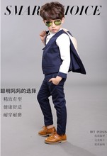 Autumn And Winter boys kids suit blazers boy clothes for weddings prom suit clothing gray / blue dress wedding boy suits 3-10y 2024 - buy cheap