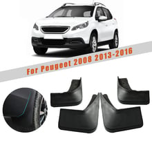 Car Mud Flaps Splash Guards For Peugeot 2008 Auto Mudguards Fender 2013-2016 Mudflaps Accessories 4pcs 2024 - buy cheap