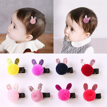 5PCS Lovely Barrette Baby Hair Clip Cartoon Rabbit Hairclips Hairpin Kids Girl Hairgrip Head Accessories 2024 - buy cheap