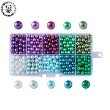 6mm Round Glass Pearl Beads Mixed Color Beads For Jewelry Making Handmade DIY Bracelet Necklace Earrings Hole: 1mm About 500pcs 2024 - buy cheap