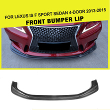 Front Bumper Lip Spoiler Splitters for LEXUS IS F Sport Sedan 4-Door 2013 - 2015 Carbon Fiber / FRP 2024 - buy cheap