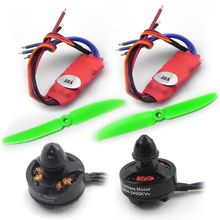 2x  Brushless Motor 1804 2400KV CCW CW + 2x 10A Simonk ESC + 1pair 5030 Prop Propeller For 240 250 Multicopter 2024 - buy cheap