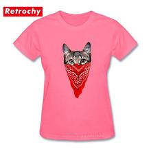 2019 Summer Fashion Women T-shirt Happy Astronaut Cat 3D T Shirt Funny Harajuku Gangster Cat Design Casual Girls Tee Cute Animal 2024 - buy cheap