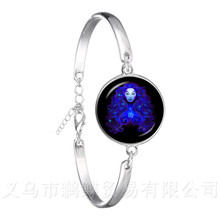 2018 Classic Bracelet Galaxy Constellation Design 12 Zodiac Sign Horoscope Astrology Chain Bangle For Women Gift 2024 - buy cheap