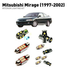 Светодиодные интерьерные лампы для mitsubishi mirage 1997-2002 6 шт. светодиодные лампы для автомобилей комплект освещения автомобильные лампы Canbus 2024 - купить недорого