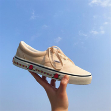 Low Top Women Street Canvas Shoes Unicorn Print White Sneakers Classic Skateboard Flats Student Sneakers Vulcanized Shoes 2024 - buy cheap