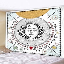 Decorative Mandala sun moon Wall Hanging Tapestry Bohemian Macrame Wall Art Blanket Home Decor Multicolor Bedroom Sheets 2024 - buy cheap