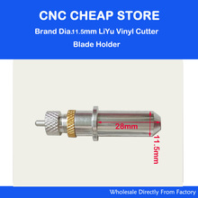 Brand New 11.5mm Liyu Roland China Vinyl Cutter Blade Holder Cutting Plotter Blade Holder 2024 - buy cheap