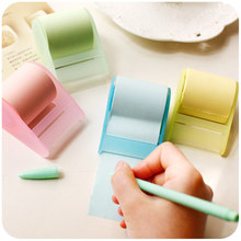 candy colors stationery creative cute notes paper, Xpress convenient stickers, with tape seat, can tear the scrapbook H0072 2024 - buy cheap