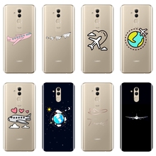 Funda de teléfono suave de TPU para Huawei Mate 9, 10, 20 Lite, funda trasera de silicona para avión, estrella de viaje, Mate 7, 8, 9, 10, 20 Pro 2024 - compra barato