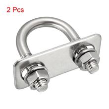 Uxcell New Hot 2pcs M8 M10 U Bolt 25mm 27mm Inner Width U-Bolt with Nuts Frame Straps 304 Stainless Steel Fastener Nut Bolt 2024 - buy cheap