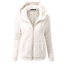 Chaqueta de algodón con estampado para mujer, abrigo cálido de Color sólido a la moda, de talla grande 5XL, para invierno 2024 - compra barato