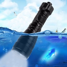 Lanterna de mergulho profissional com led, poderosa, lâmpada subaquática de 150m, tocha portátil para camping/caminhadas, fotográfica, 2020 2024 - compre barato