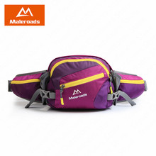 Maleroads bolsa de corrida para áreas externas, bolsa de cintura para corrida, ciclismo, à prova d'água, de nylon, para esportes, fitness, unissex 2024 - compre barato