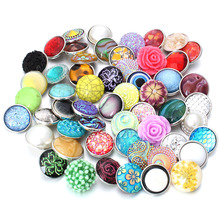 10 novos botões de pressão joias estilo misto de resina de gengibre 18mm botões de pressão ajuste pulseira braceletes joias botões 2024 - compre barato