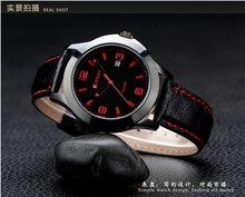 Наручные часы бесплатная доставка CURREN 8094 мужская мода часы мужские спортивные часы водонепроницаемый кожаный ремешок часы военные часы 2024 - купить недорого