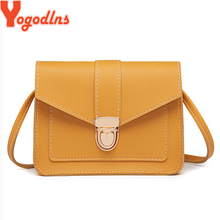 Yogodlns Fashion Small Shoulder Bags For Women 2021 Mini PU Shoulder Crossbody Bags For Girl Yellow Bolsas Ladies Phone Purse 2024 - buy cheap